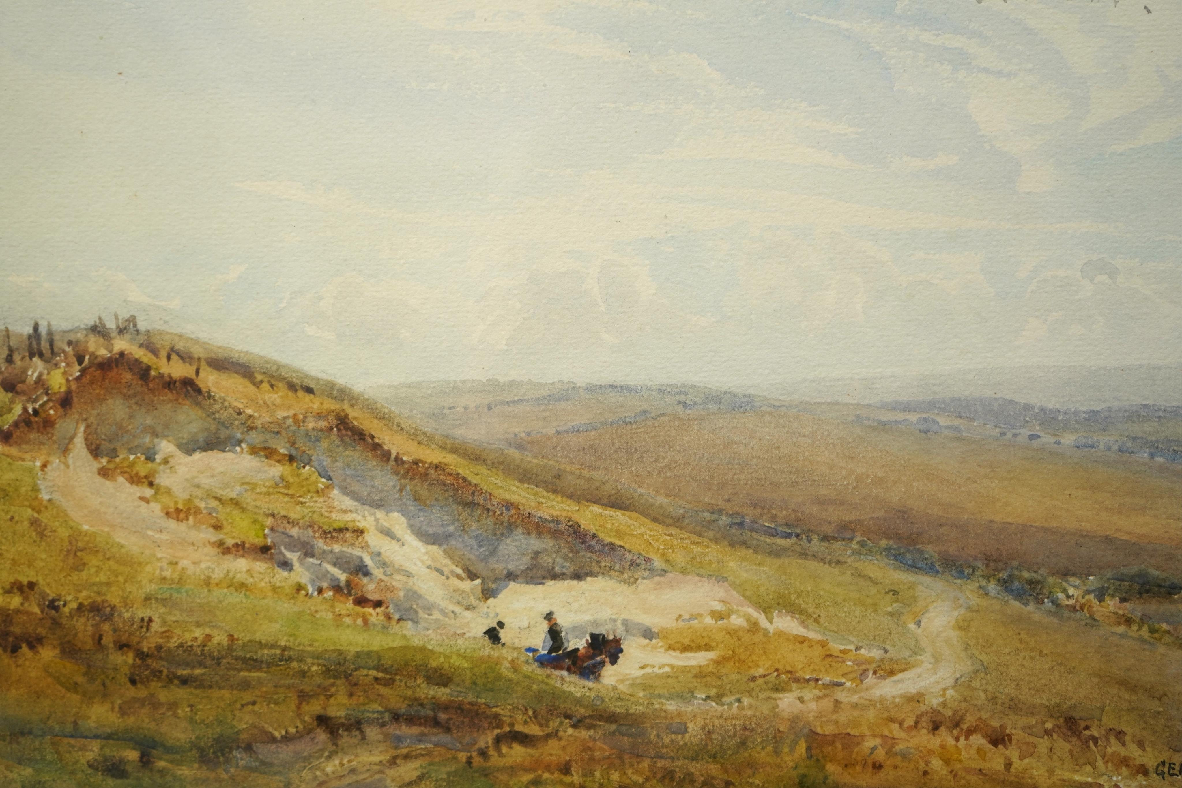 Gerald Ackermann (1876-1960), Chalk Pit in the Downs, Corfe